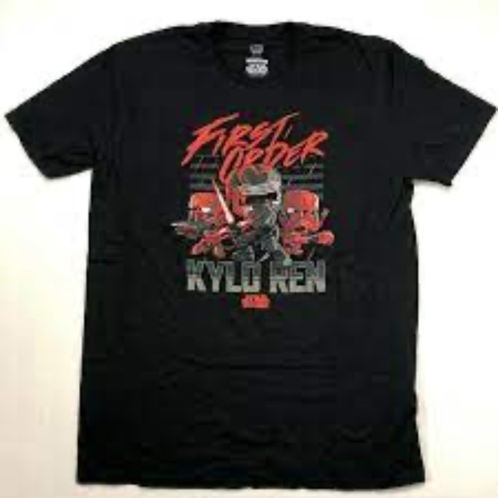 Pop! Tees Star Wars First Order Kylo Ren Graphics T-Shirt